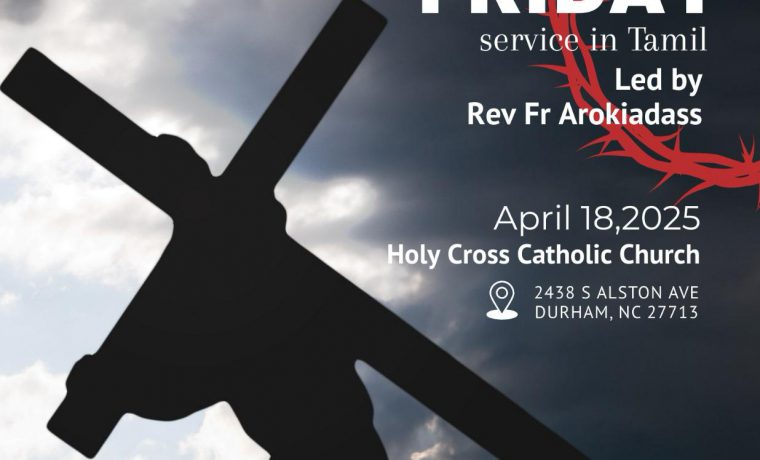 Good Friday – Passion of Christ service in Tamil