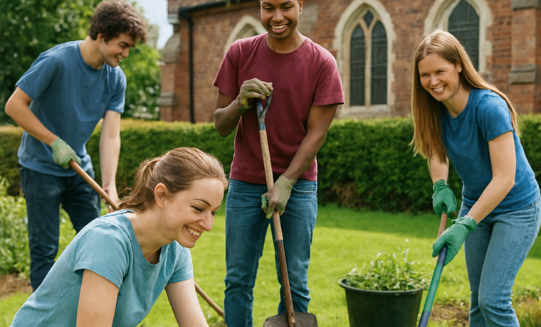 St Andrew’s church Garden Help – Youth Volunteering