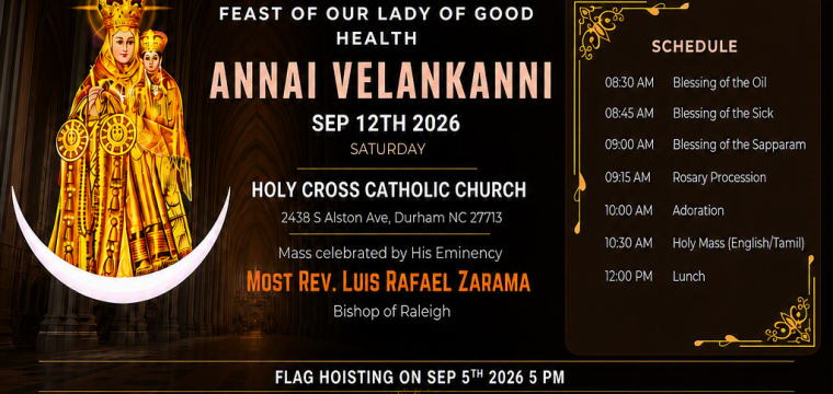Annai Velankanni Arokia Matha Festival Mass